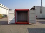 10 Fuß Container High Cube Wind und wasserdicht RAL 3020 Verkehrsrot – Bild 3