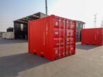 10 Fuß Container High Cube Wind und wasserdicht RAL 3020 Verkehrsrot