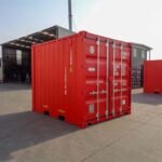 10 Fuß Container High Cube Wind und wasserdicht RAL 3020 Verkehrsrot
