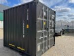 10 Fuß Lagercontainer High Cube Dunkelgrau RAL 7016