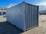 20 Fuß Containergarage mit Rolltor Sektionaltor Fenster grau RAL 7040 – Bild 14