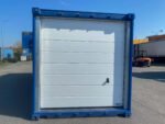 20 Fuß Container Garage mit Rolltor RAL 5010 Enzianblau – Bild 8