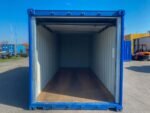20 Fuß Container Garage mit Rolltor RAL 5010 Enzianblau – Bild 9