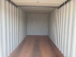 20 Fuß Container Garage mit Rolltor RAL 5010 Enzianblau – Bild 2