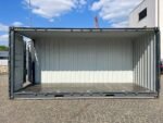 20 Fuß HC Container mit Offene Seite, Anthrazitgrau – Bild 5