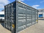 20 Fuß HC Container mit Offene Seite, Anthrazitgrau