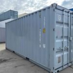 20 Fuß Container Fenstergrau