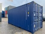20 Fuß High Cube Seecontainer, Kobaltblau – Bild 2