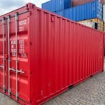 20 Fuß High Cube Container, Rot