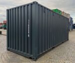 20 Fuß Container Garage Rolltor Anthrazitgrau – Bild 2