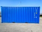 20 Fuß Container Garage mit Rolltor RAL 5010 Enzianblau – Bild 6