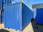 40 Fuß High-Cube-Seecontainer, One-Trip , blau – Bild 17