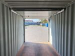 20 Fuß Container Garage mit Rolltor RAL 5010 Enzianblau – Bild 5