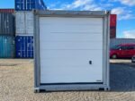 20 Fuß Containergarage mit Rolltor Sektionaltor Fenster grau RAL 7040 – Bild 6