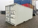 Gebrauchte 20 Fuß Container Wind und wasserdicht Weiß