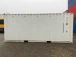 Gebrauchte 20 Fuß Container Wind und wasserdicht Weiß – Bild 8