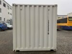 Gebrauchte 20 Fuß Container Wind und wasserdicht Weiß – Bild 6