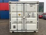 Gebrauchte 20 Fuß Container Wind und wasserdicht Weiß – Bild 4