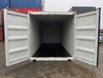 Gebrauchte 20 Fuß Container Wind und wasserdicht Weiß – Bild 10