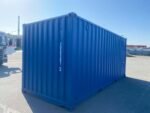 20 Fuß Container Garage mit Rolltor RAL 5010 Enzianblau – Bild 7