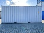20 Fuß Containergarage mit Rolltor Sektionaltor Fenster grau RAL 7040 – Bild 8
